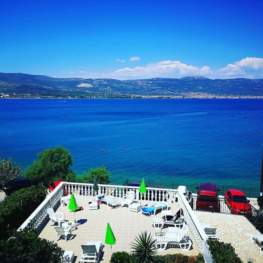 Villa Fjaba - By The Sea - With The Big Terraces & Great Sea View Trogir Exterior foto