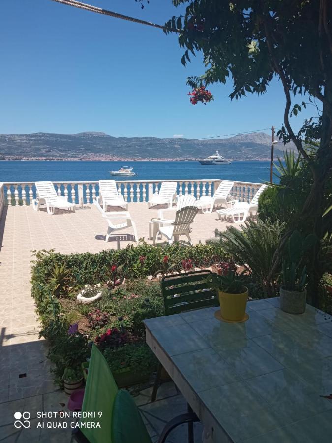 Villa Fjaba - By The Sea - With The Big Terraces & Great Sea View Trogir Exterior foto