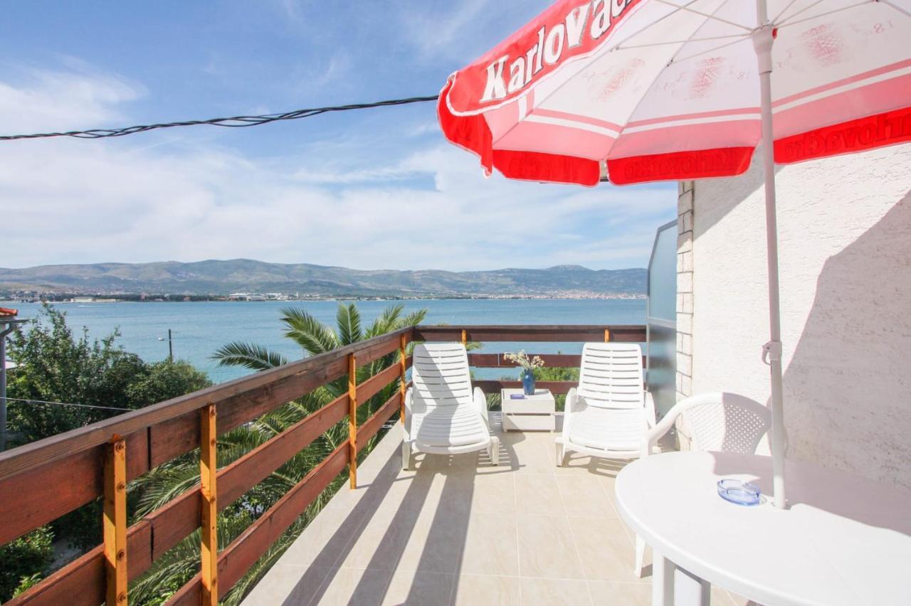 Villa Fjaba - By The Sea - With The Big Terraces & Great Sea View Trogir Exterior foto